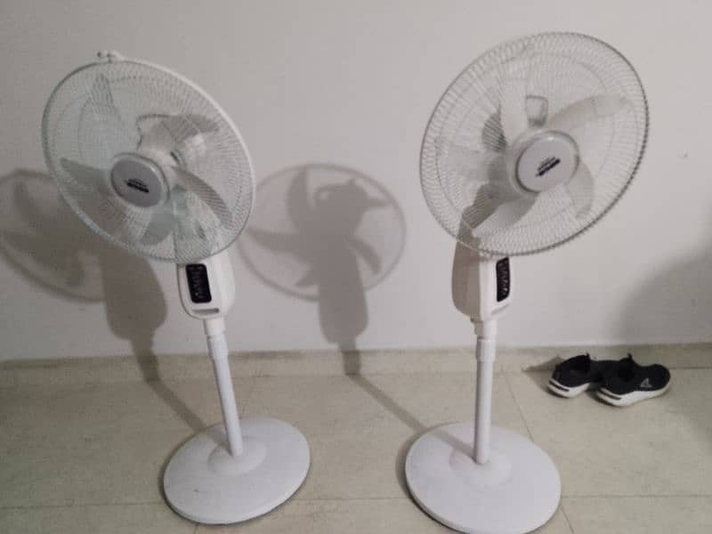 2 floor fans 0