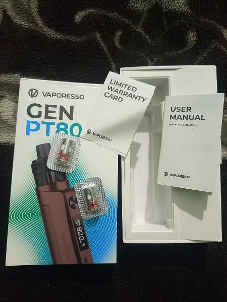 Vaporesso GEN PT80S mod pod vape Kit device 5-80W type-c 4.5ml 0