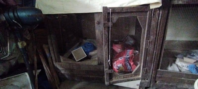 2 Wooden Cages for Hens and Birds in Reasonable Price 2