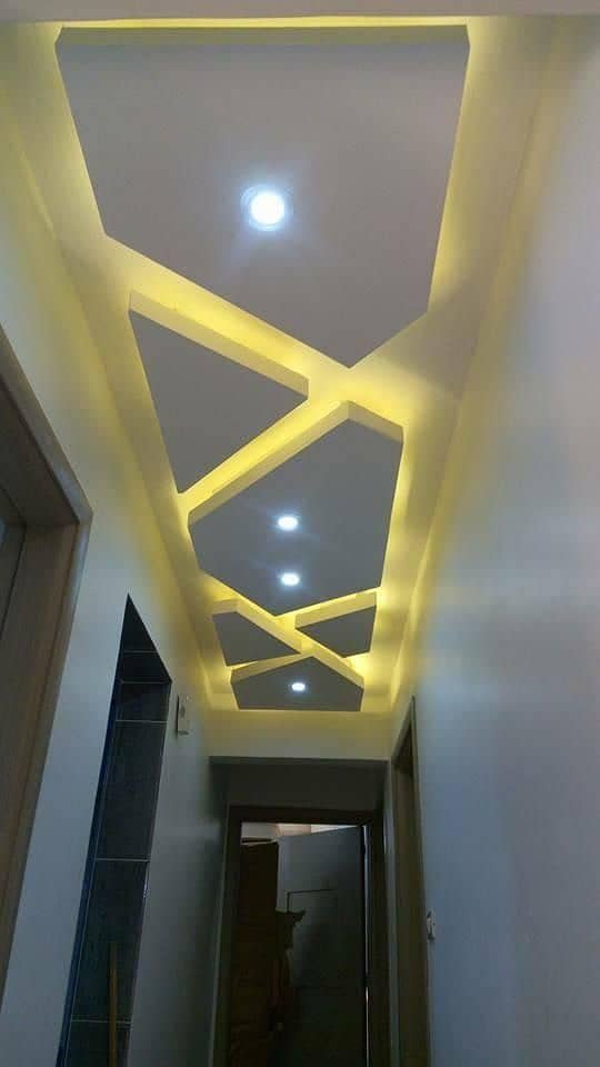 Partition gypsum board & ceiling work/cemet board /ceiling 2