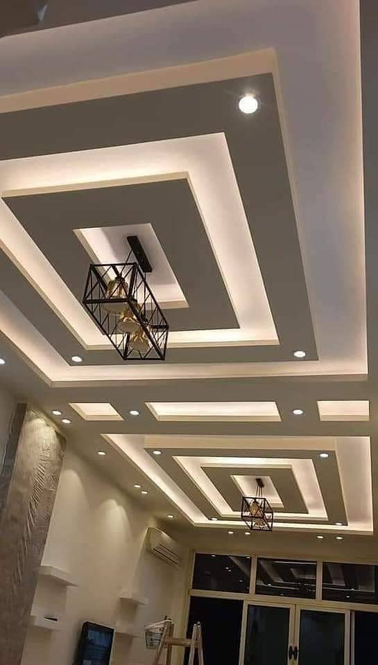 Partition gypsum board & ceiling work/cemet board /ceiling 11