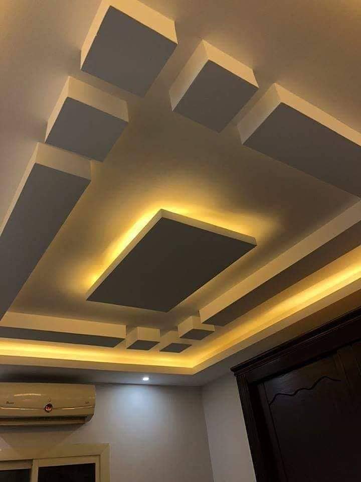 Partition gypsum board & ceiling work/cemet board /ceiling 13