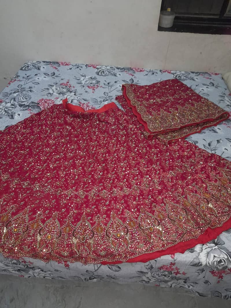 Bridal lehnga | Wedding dress | Barat dress | bridal lehnga for sale*b 1