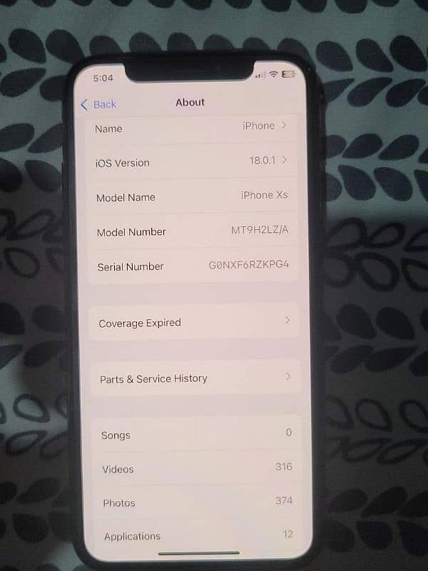 iphone xs 256 gb official pta approved 3