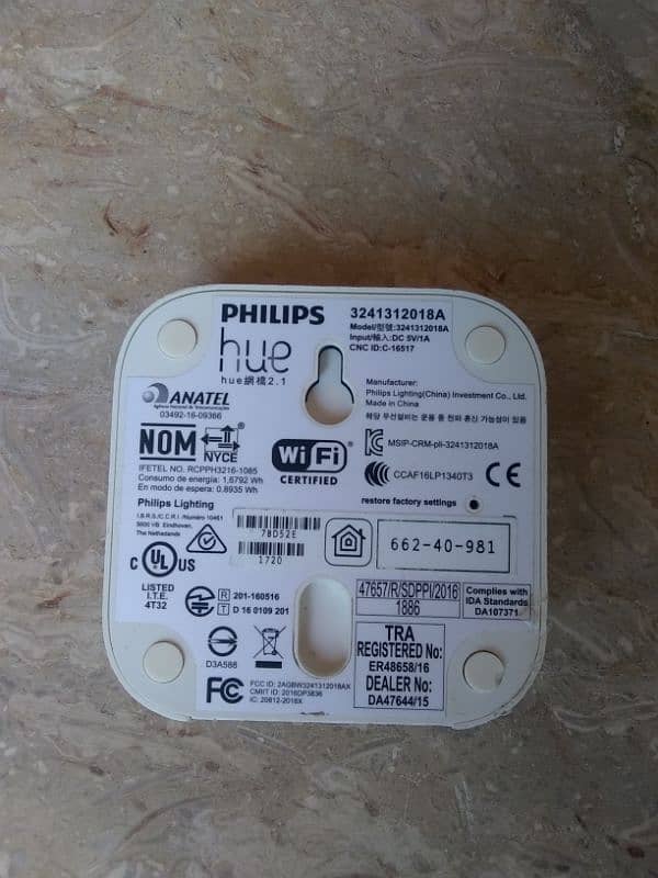 Philips hue bridge 2.1 for ZigBee Smart bulbs 2