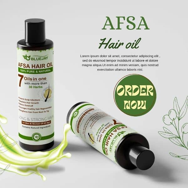 Afsa Hair Oil Organic 5