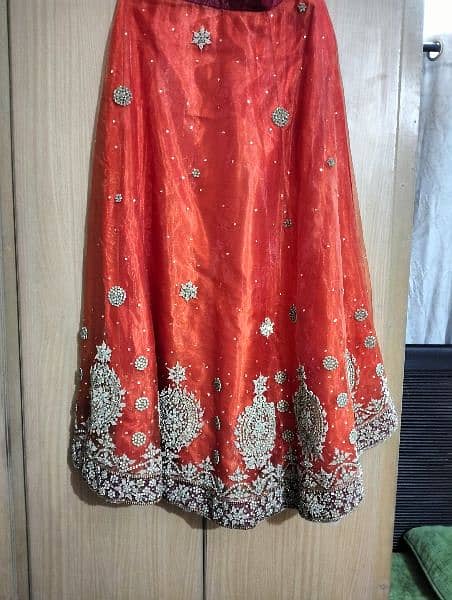 Bridal (Mehndi) Heavy Lehnga & Long Shirt 4