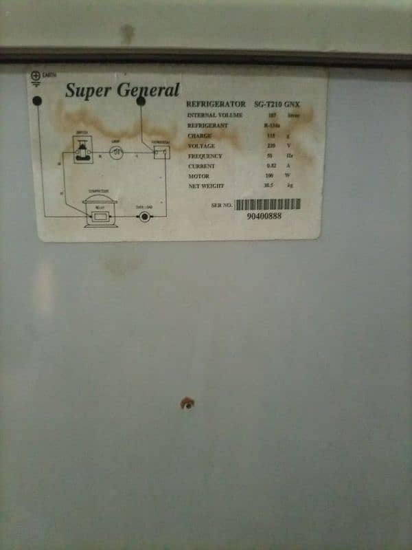 super general (Dubai) fridge for sale 7