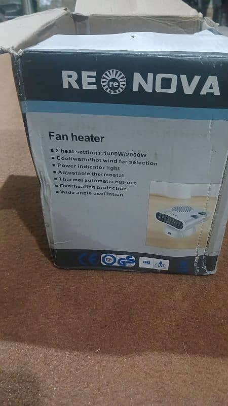 Electric fan heater room heater 2