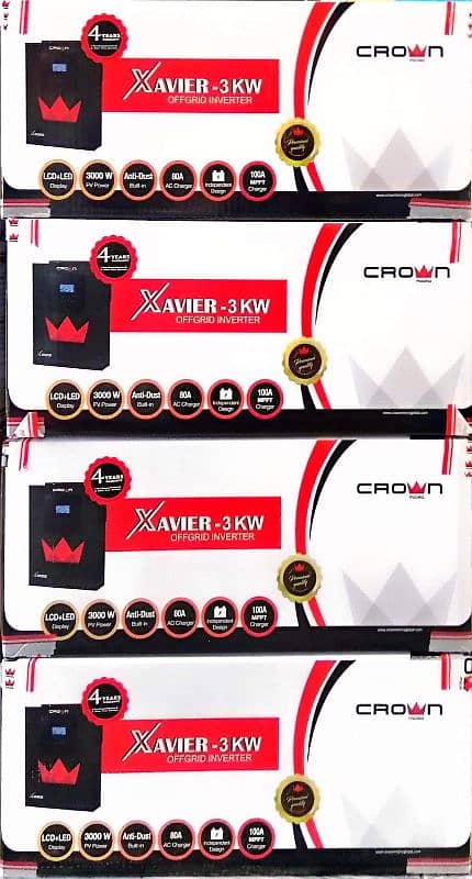 crown Xavier 3kw mppt new pin pack 0