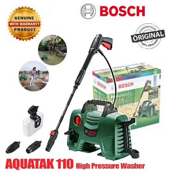 BOSCH Easy Aquatak 110 High Pressure Car Washer - 1300 Watt 1