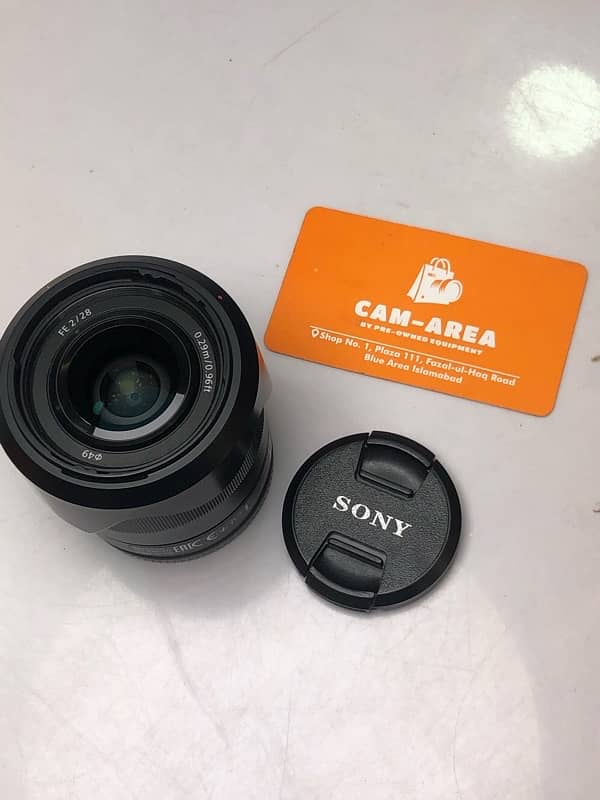 Sony 28mm f2, Mint Condition, Sony FE 28mm F2, Sony lens 2