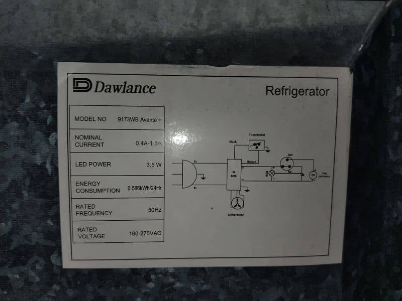 downlance fridge 9173wb inverter 3