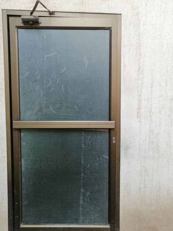 opaque Glass door. 0