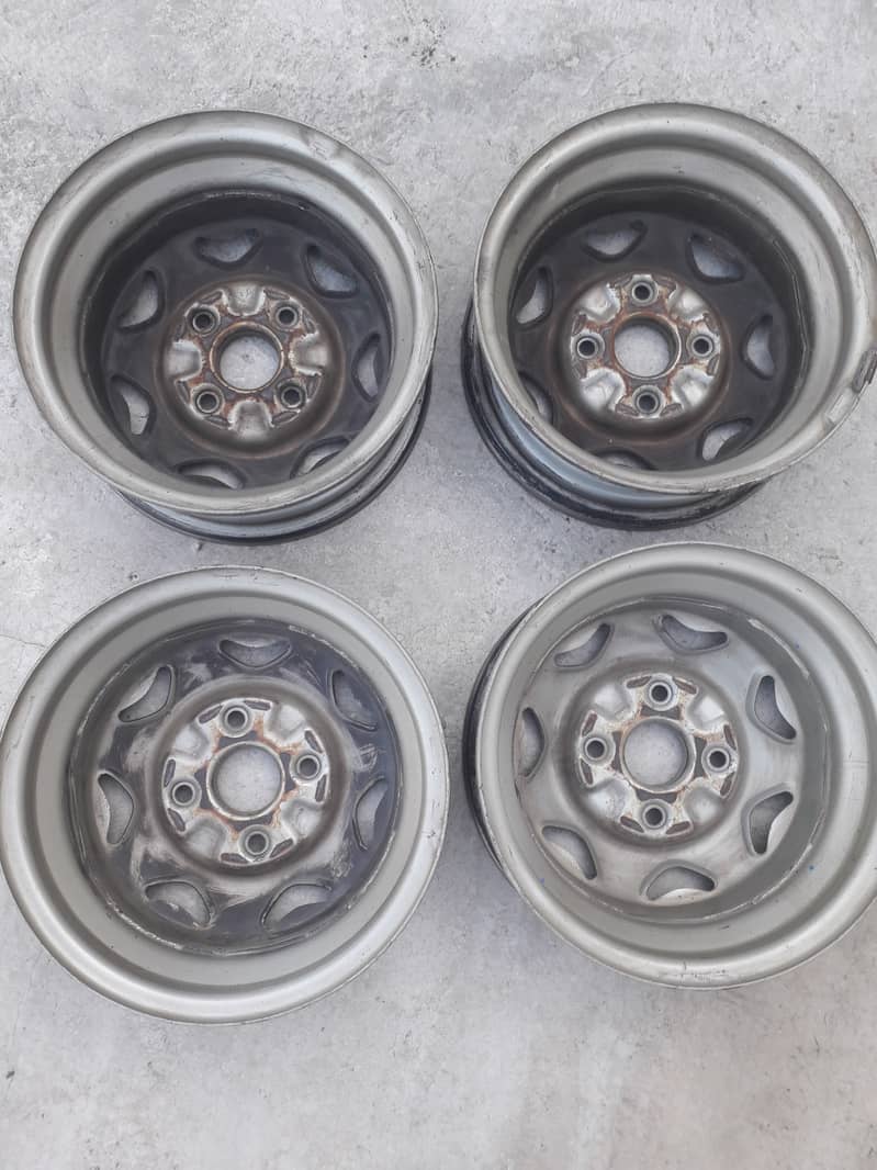 13" SIZE GENIOUN RIMS OF SUZUKI CULTUS 0