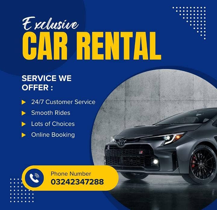 Rent a car in karachi / tour and tourism / car rental with Driver 2