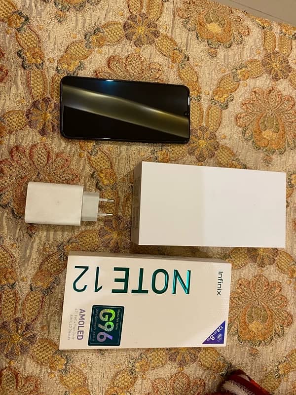 Infinix Note 12 G96 8/128 with box and original charger 6