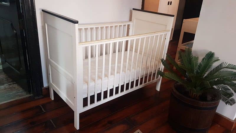 Baby Cort | Wooden | Mattress | kids bed 0