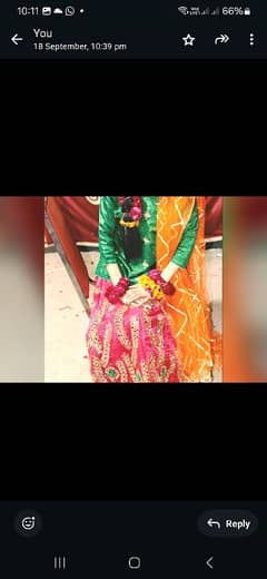 mehndi dress