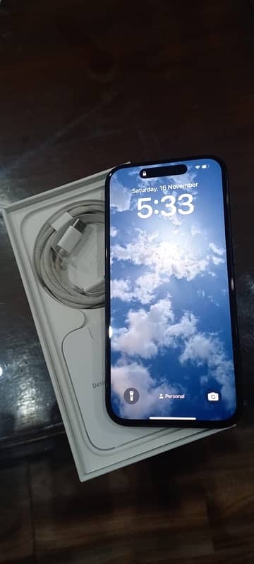 I phone 15 Pro Blue titanium 2