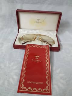 Cartier 59012 Vintage Glasses Frame Paris 140 France made Brand New