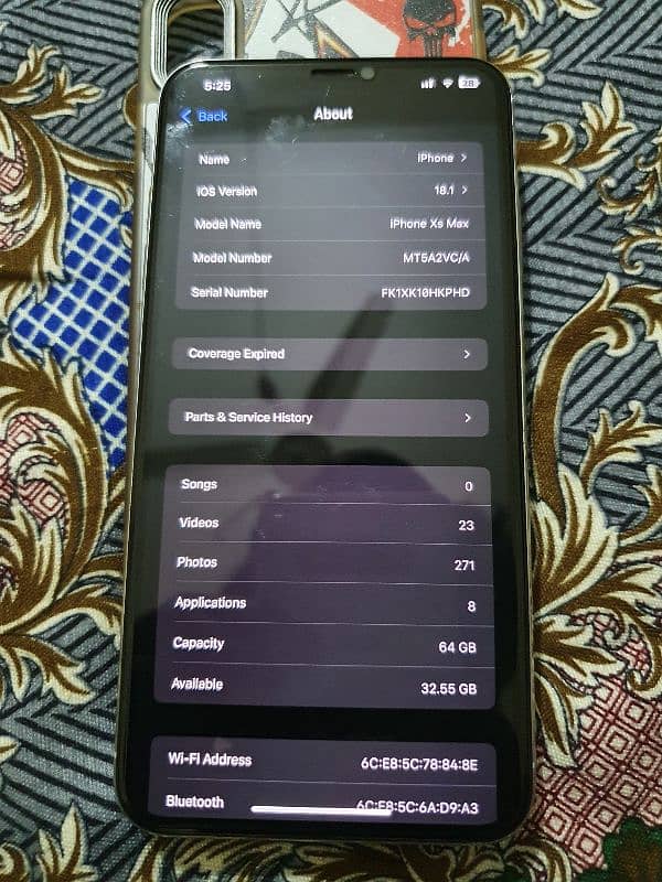 iphone XS MAX 64 GB NON PTA 5