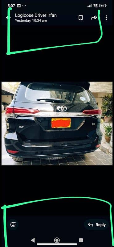 Toyota Fortuner G 2021 5