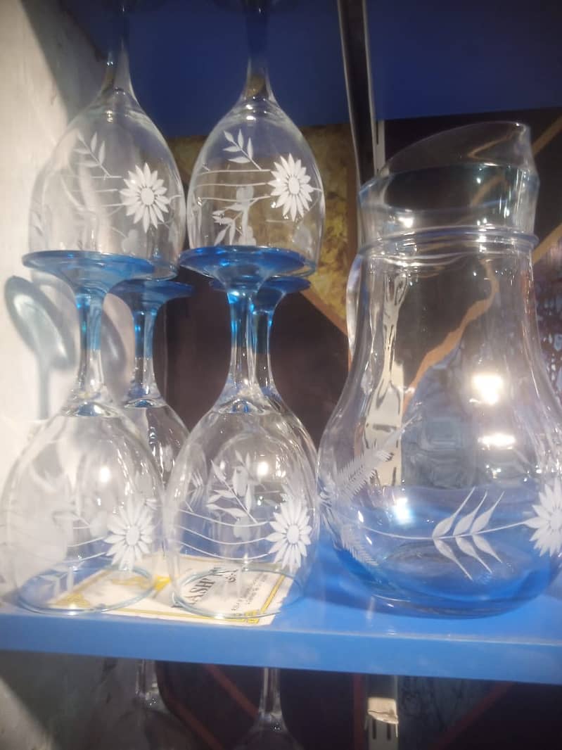 Water Set with Jug and 6 Glasses 0