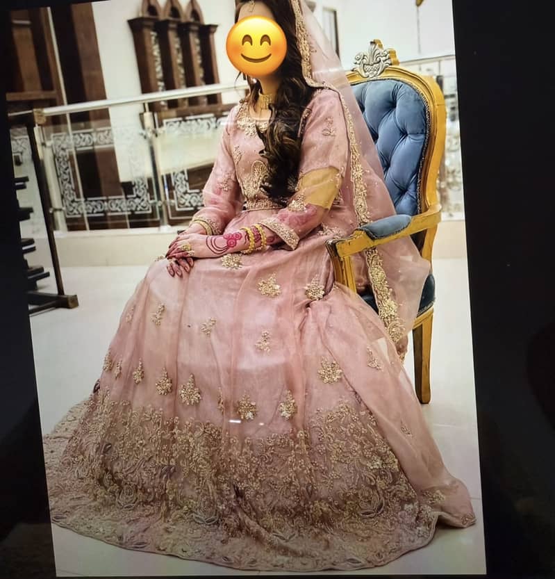 Soft Pink Bridal Dress - Only Worn Once on my walima 2