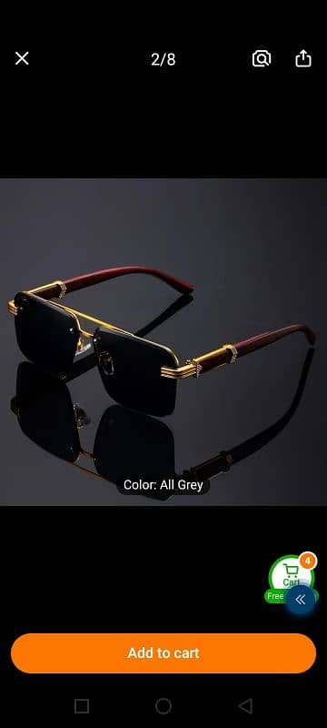 Luxury Rimless Pilot Fashion Glasses for Men & Women 1