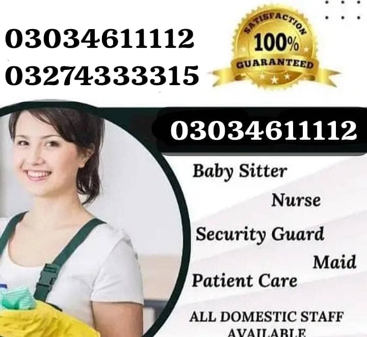 AVAILABLE DOMESTIC STAFF PROVIDED/HOUSE MAIDS) NANNY /CHEF/MAID HELPER 2