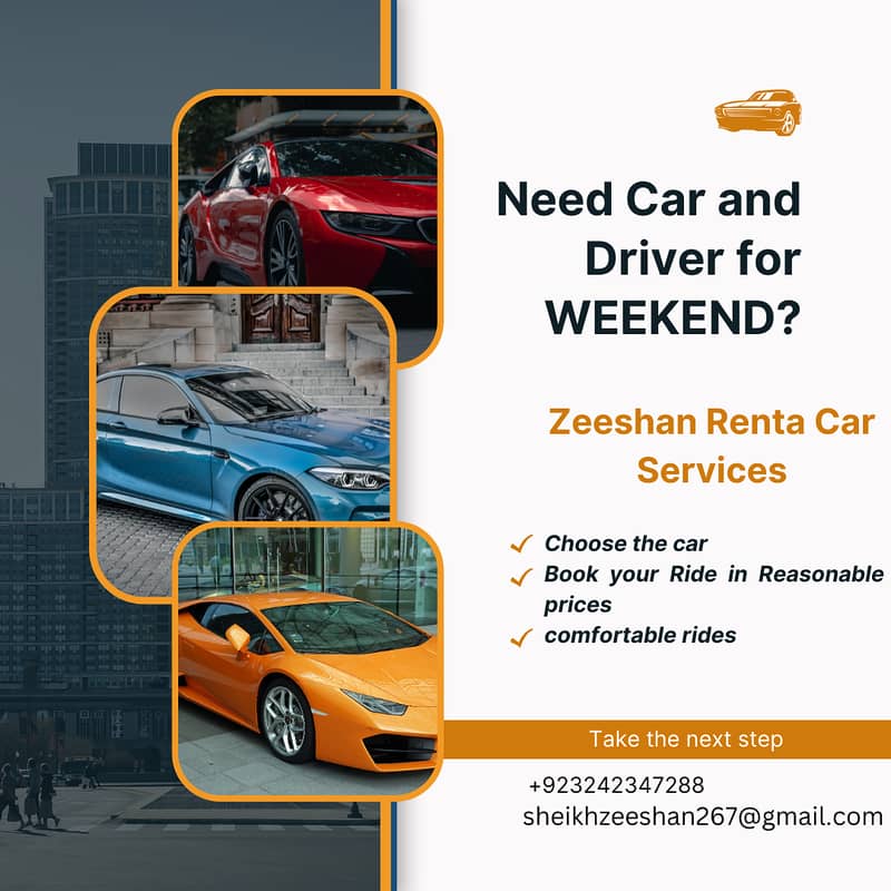 Rent a car in karachi / tour and tourism / car rental with Driver 2