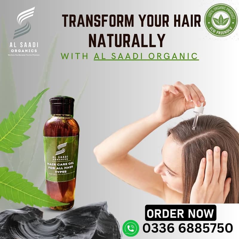 Best hair oil for hair growth || Al Saadi Organic 0