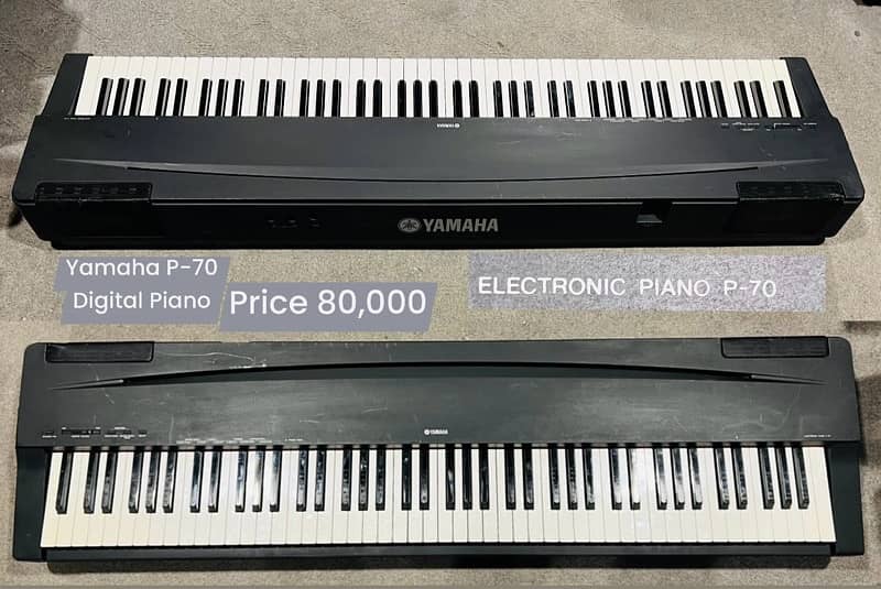 Yamaha Portable Grand NP-30 Digital Piano keyboard Acoustic guitar 4