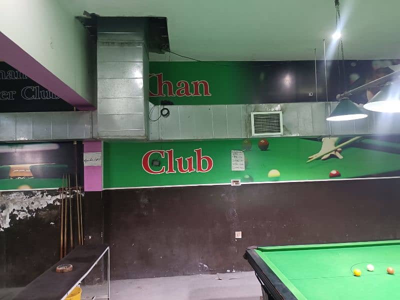 Snooker club For sale near Barrier 3 Sabri Gali Wah cantt Rawalpindi 6