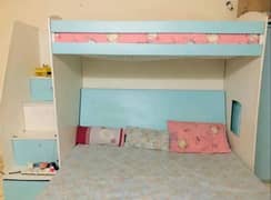 Bunk Bed and Cupboard