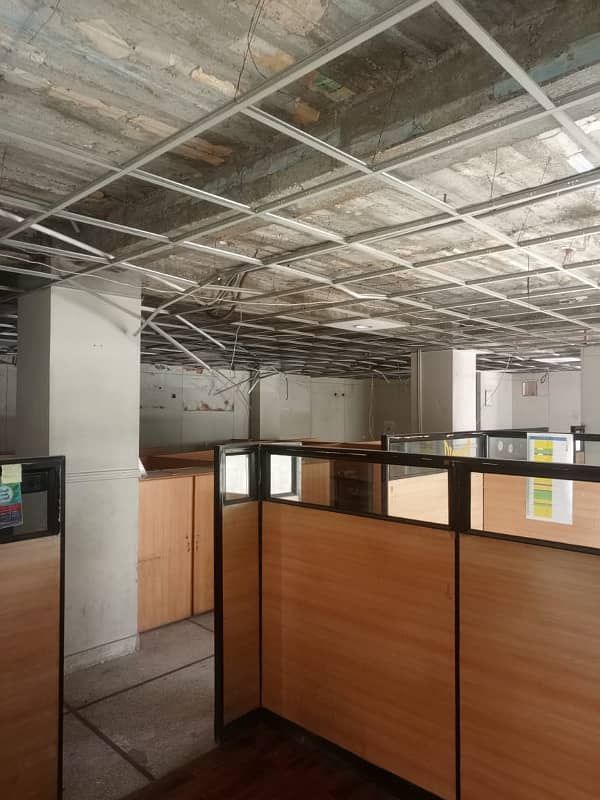 1 kanal 1st floor commercial Hall for rent at the hot location of johar town 7