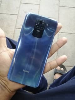 Redmi note 9 with box glass crack little