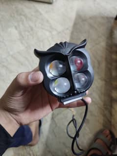 4 Lens OWL White Light, Yellow Fog Light And Also Red Devil Light