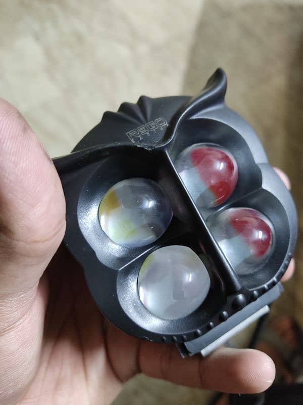 4 Lens OWL White Light, Yellow Fog Light And Also Red Devil Light 2