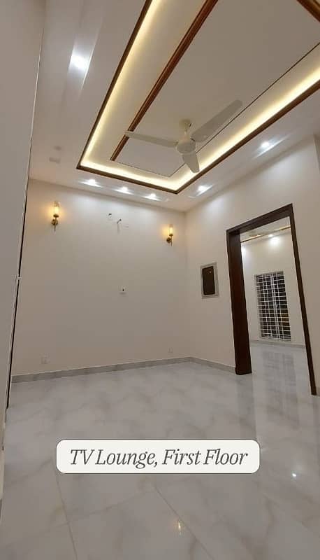 5 marla brand new house availble for sale on 60 feet main road nearby imtiaz store , meezan bank, timmys 6