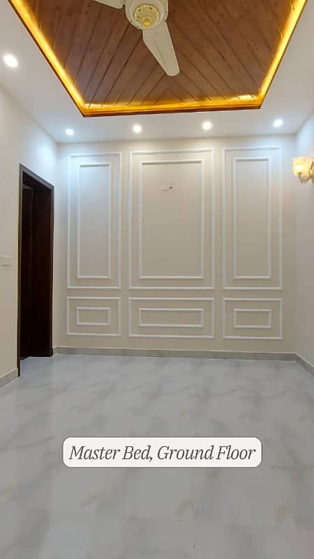 5 marla brand new house availble for sale on 60 feet main road nearby imtiaz store , meezan bank, timmys 14