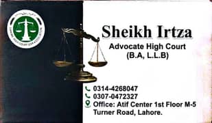 Sheikh Irtza Advocate High Court
