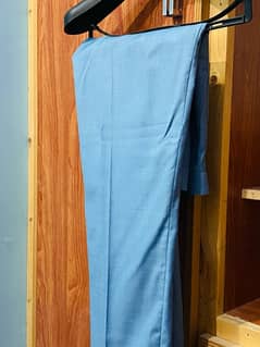 3 piece sky blue formal dress