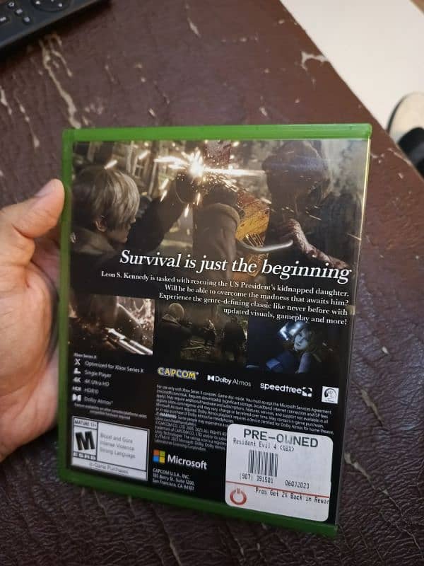 Resident Evil 4 Remake Xbox 1