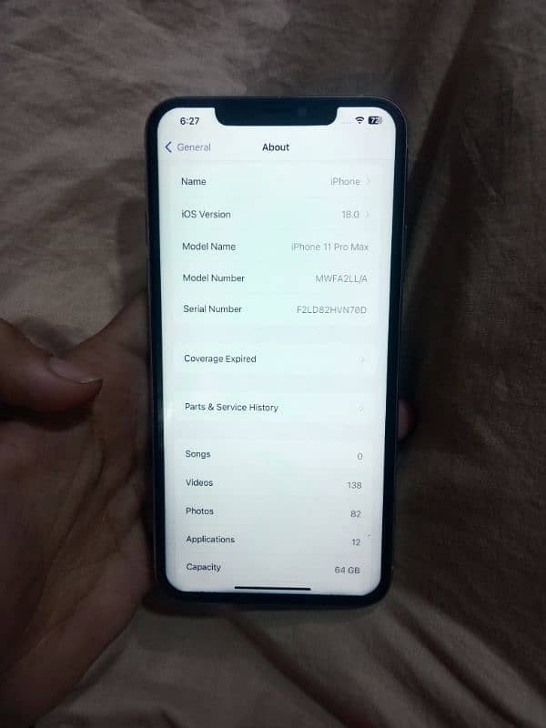 iphone 11PRO MIX 10/8 CONDITION SCREEN CHANGE FACE ISSUE 64GB 7