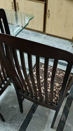 Dining Table With Six 6 chairs for Urgent Sale