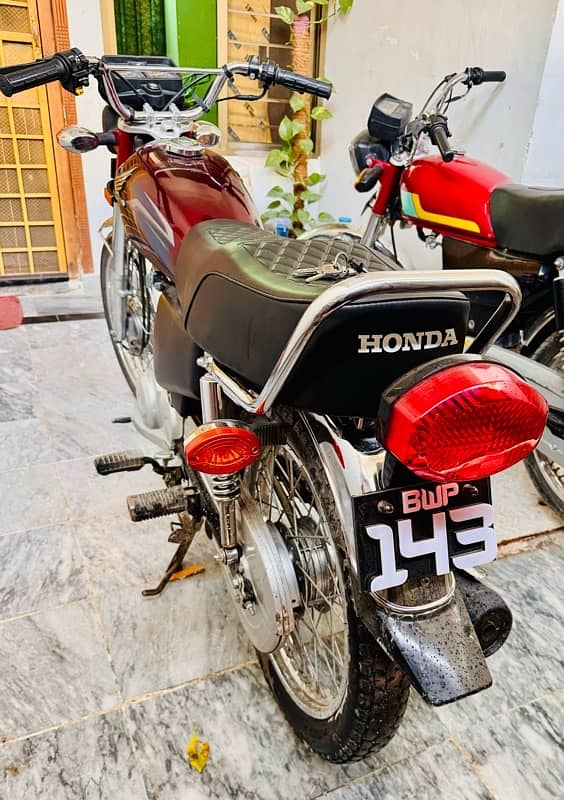 honda 125 2022 model 143 Islamabad num 4