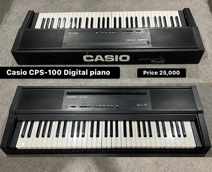 Casio CPS-100 Digital piano Yamaha Keyboard Acoustic Guitars 2