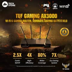 ASUS TUF Gaming AX3000 V2 Dual Band WiFi 6 Gaming Route (Box Pack)